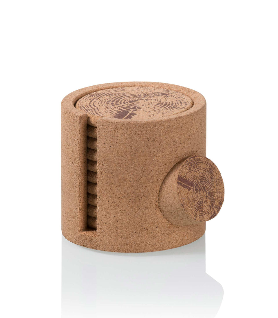 Sous-verre Bûche - 6 pièces