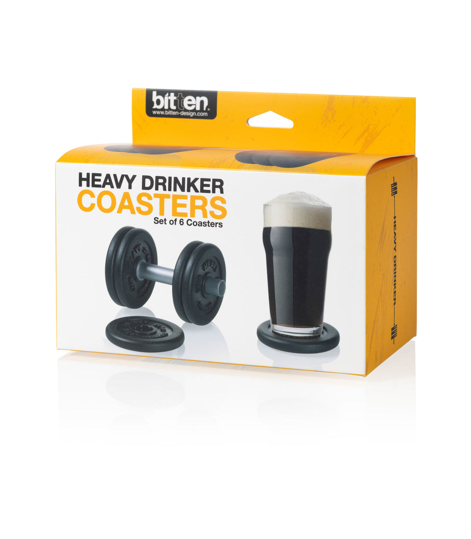 Sous-verres Haltères - 6 pièces