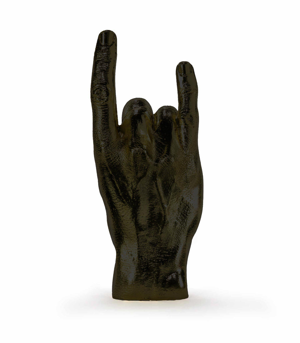 Sculpture Rock 'n Roll Noir - 4 pièces