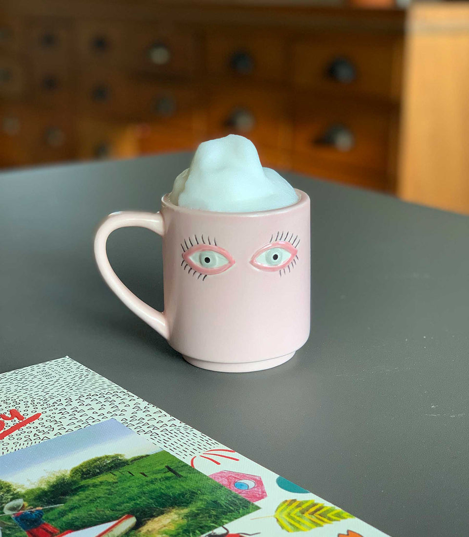 Set de 3 mugs empilables Surréaliste - 4 pièces