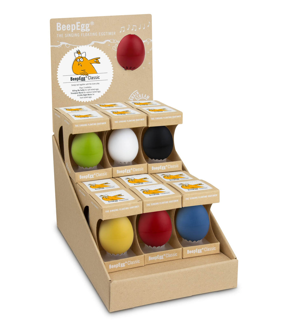 BeepEgg® Couleurs Vifs - Display 18 pièces