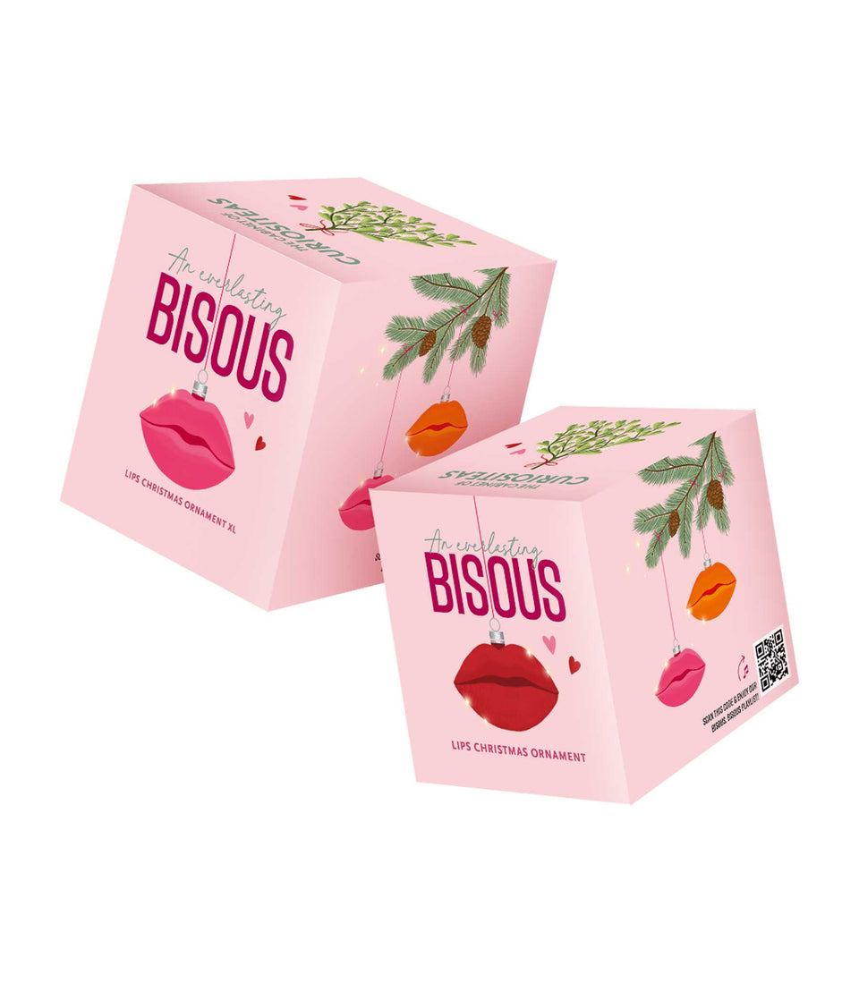 Déco Noel Bisous Bisous de Noël - 12 pièces assorti