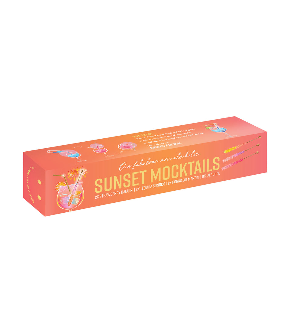 Mocktail Bâtonnets Sunset Assorti - 6 pièces