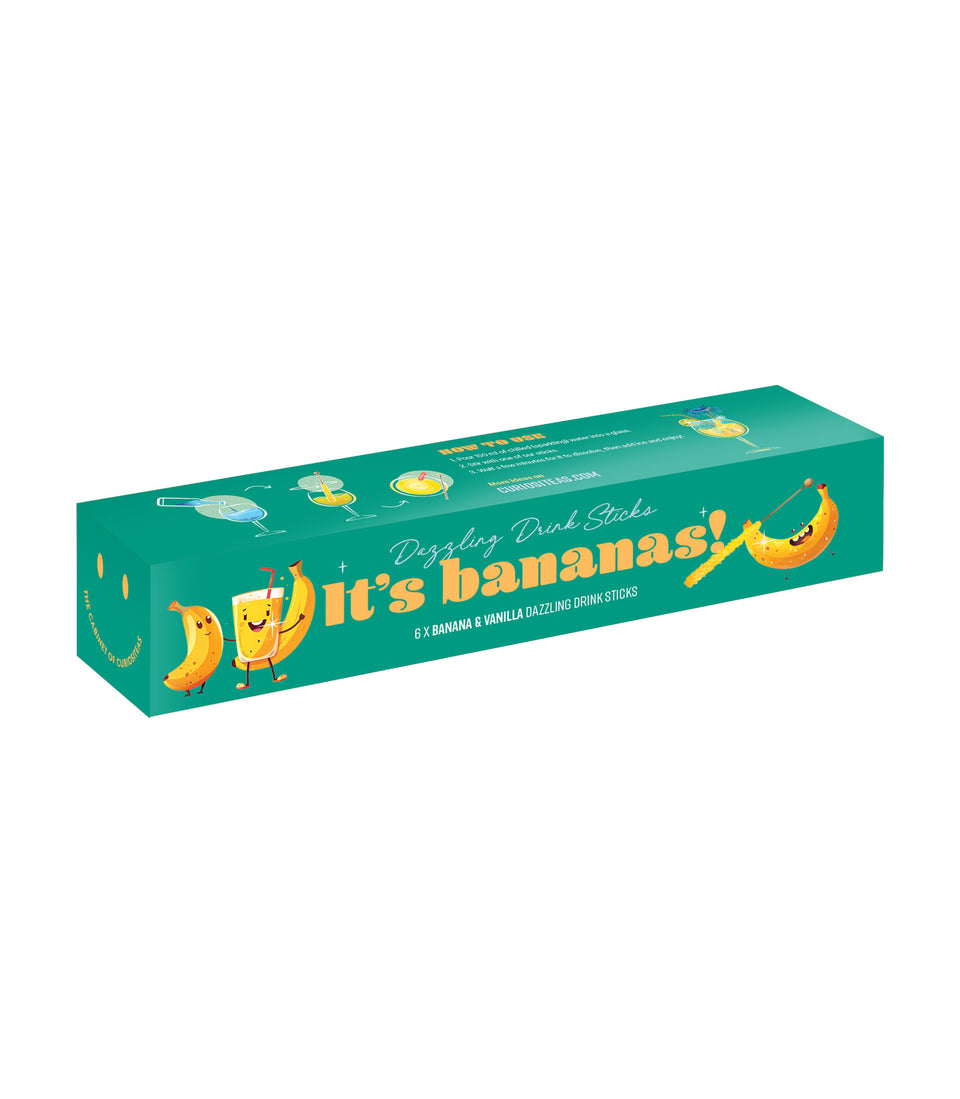 Let's go Bananas Magical Drink Sticks  - 6 pièces