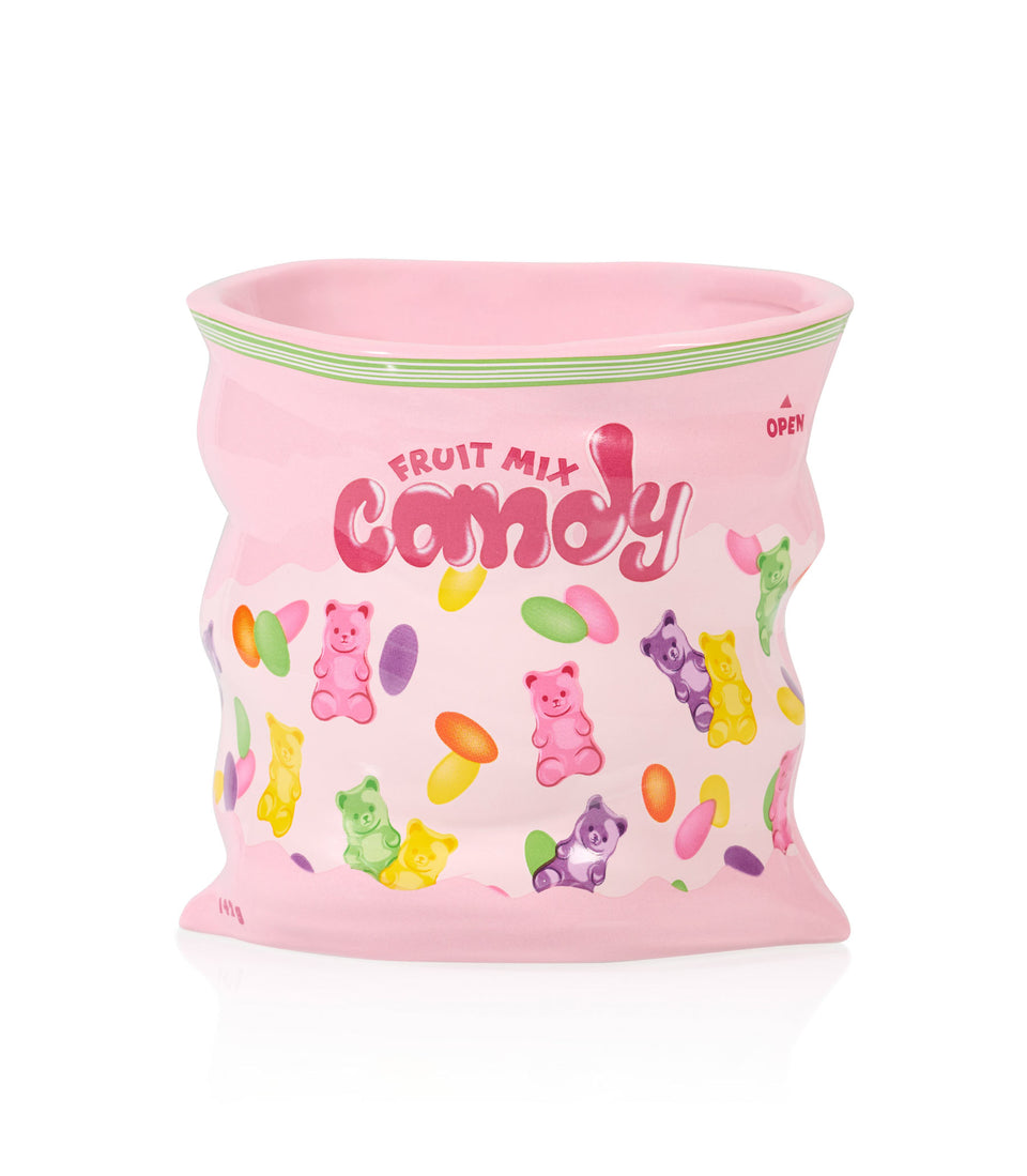 Bol-Vase-Cache-Pot à Bonbons Rose - 3 pièces