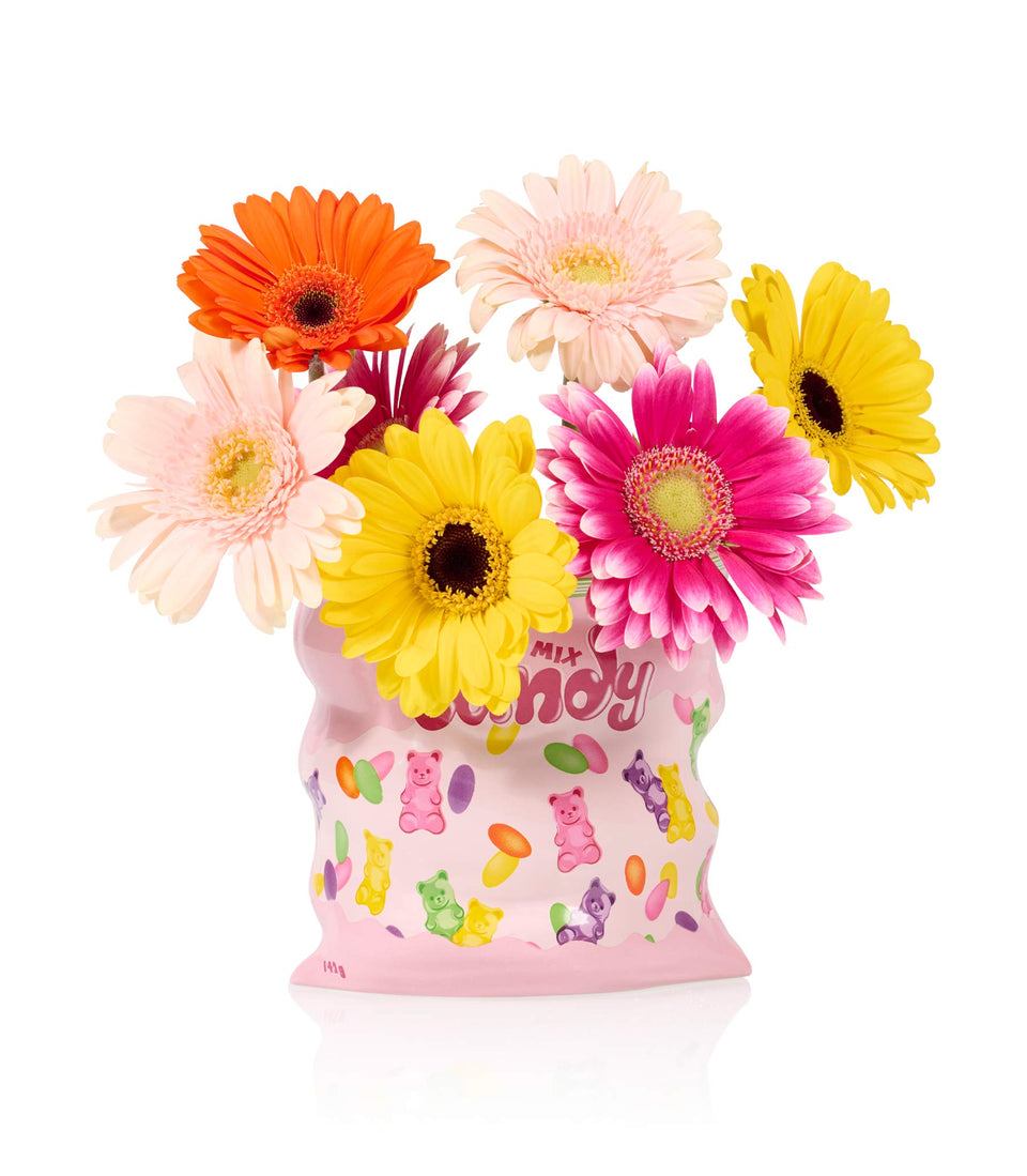 Bol-Vase-Cache-Pot à Bonbons Rose - 3 pièces