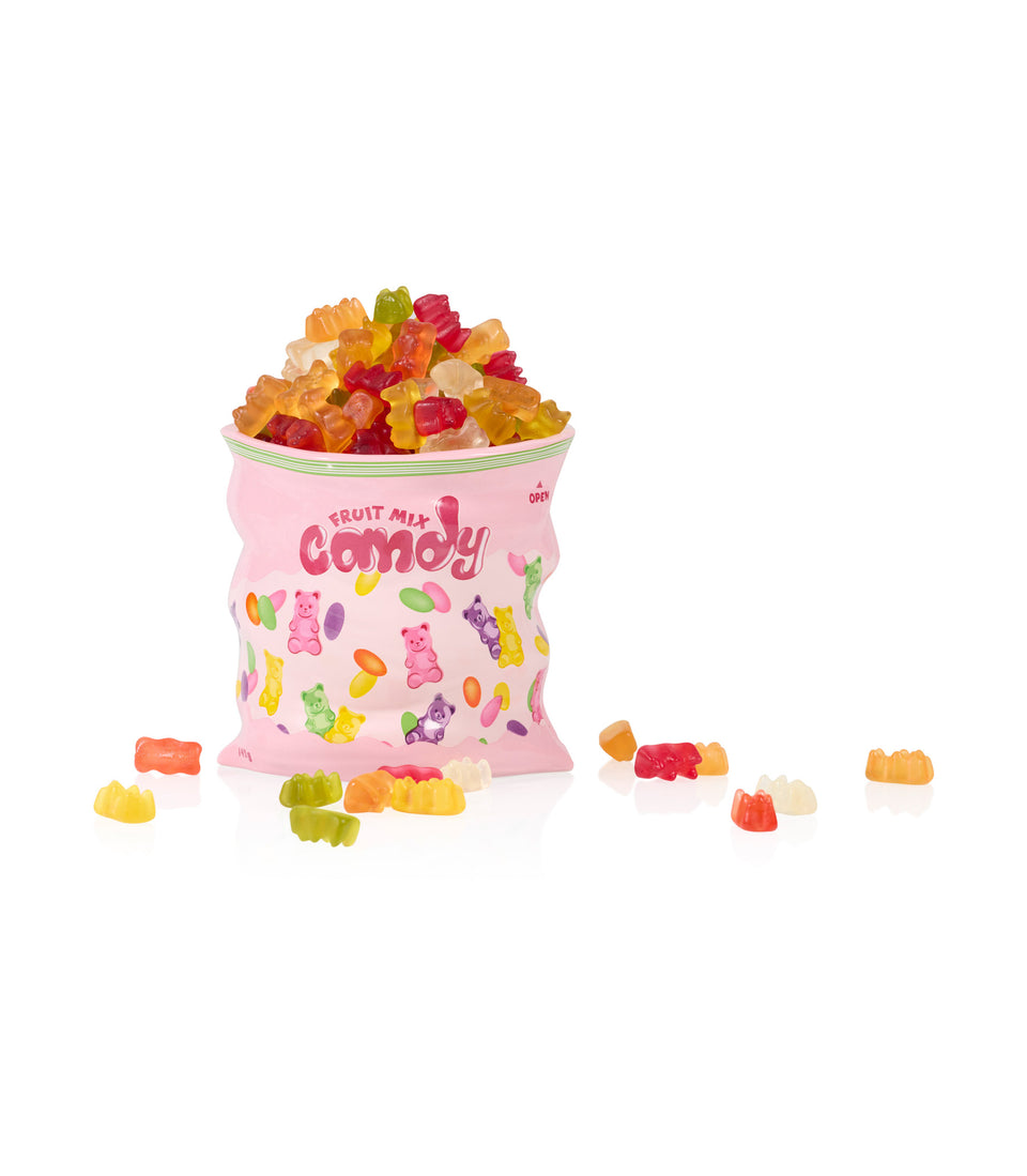 Bol-Vase-Cache-Pot à Bonbons Rose - 3 pièces