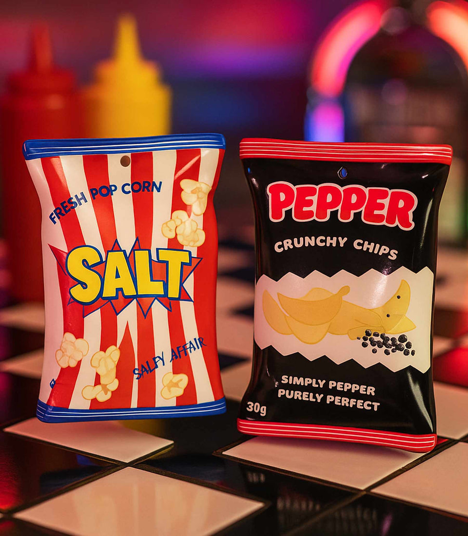 Sel & Poivre Sachets à Snack (set de 2) - 6 pièces