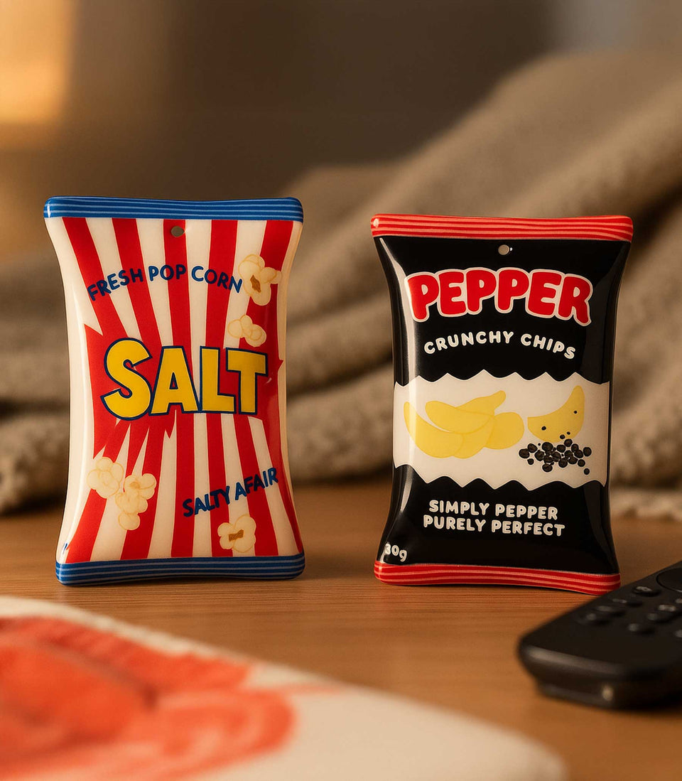 Sel & Poivre Sachets à Snack (set de 2) - 6 pièces