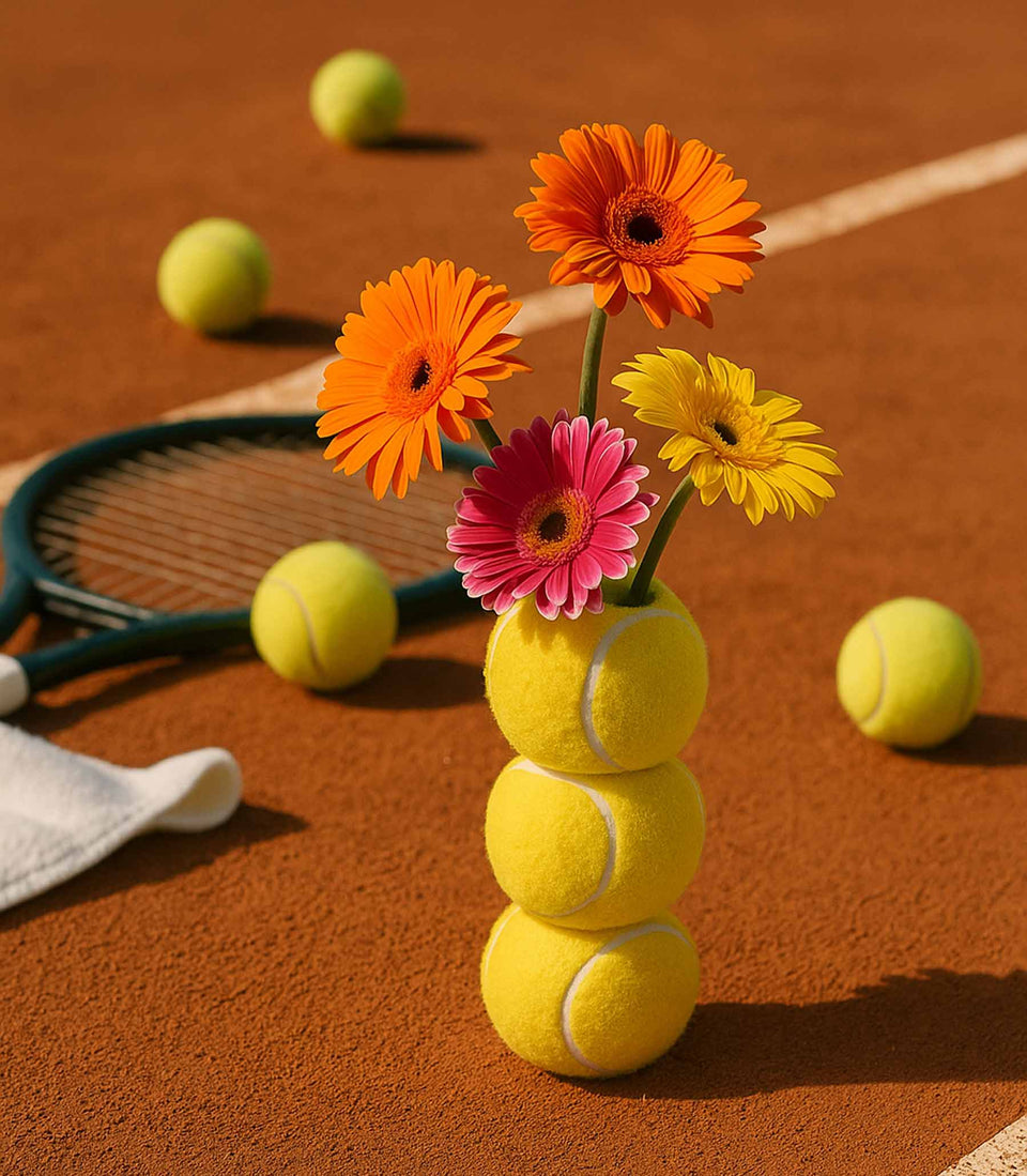Vase Balle de Tennis - 4 pièces
