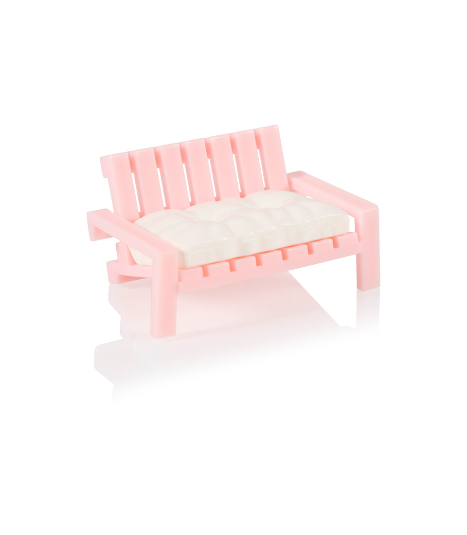 Porte-savon de banc Rose - 6 pièces