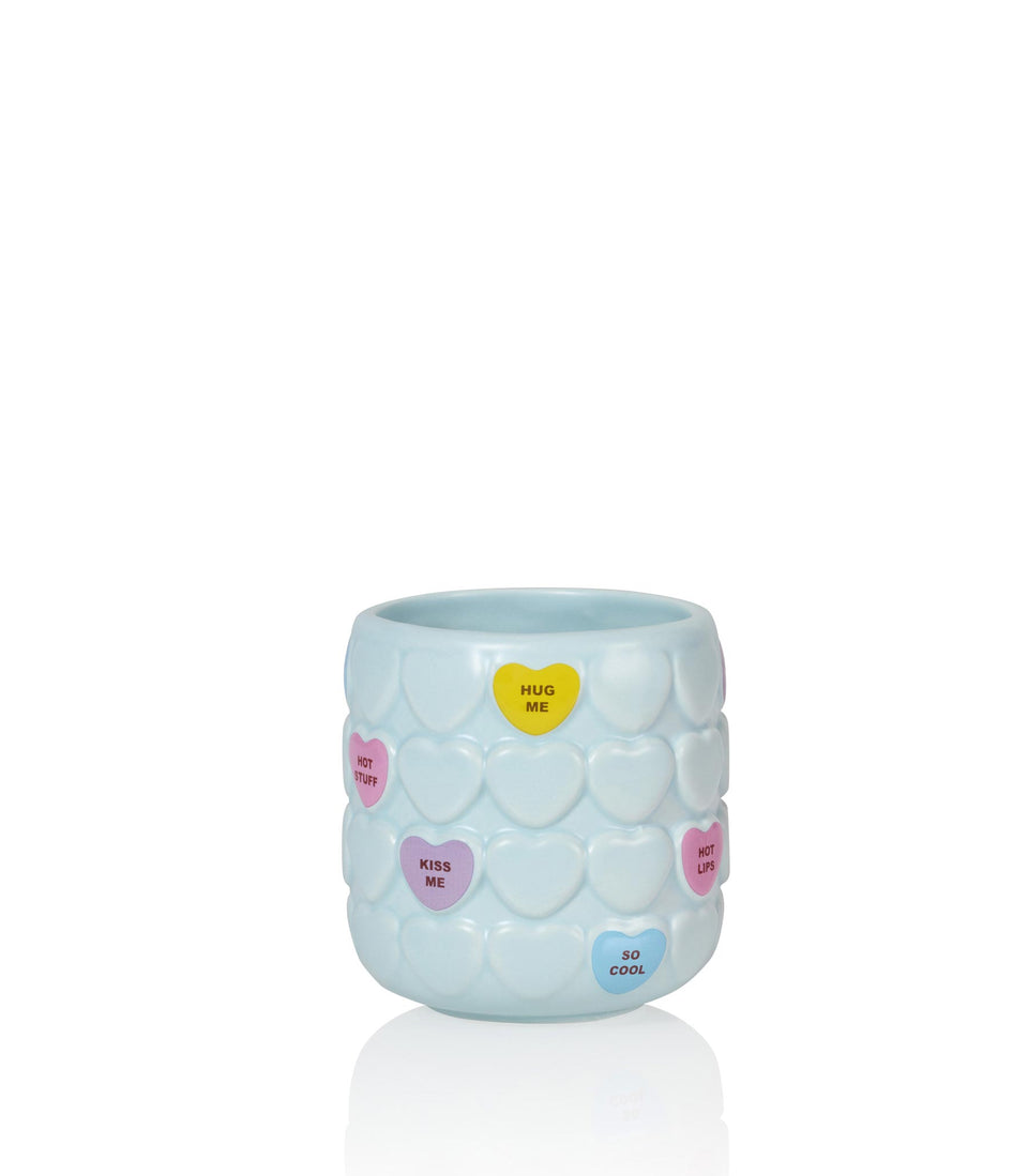 Tasse cœurs Sweet Heart Bleu - 6 pièces