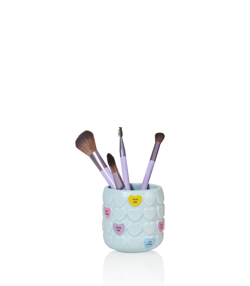 Tasse cœurs Sweet Heart Bleu - 6 pièces