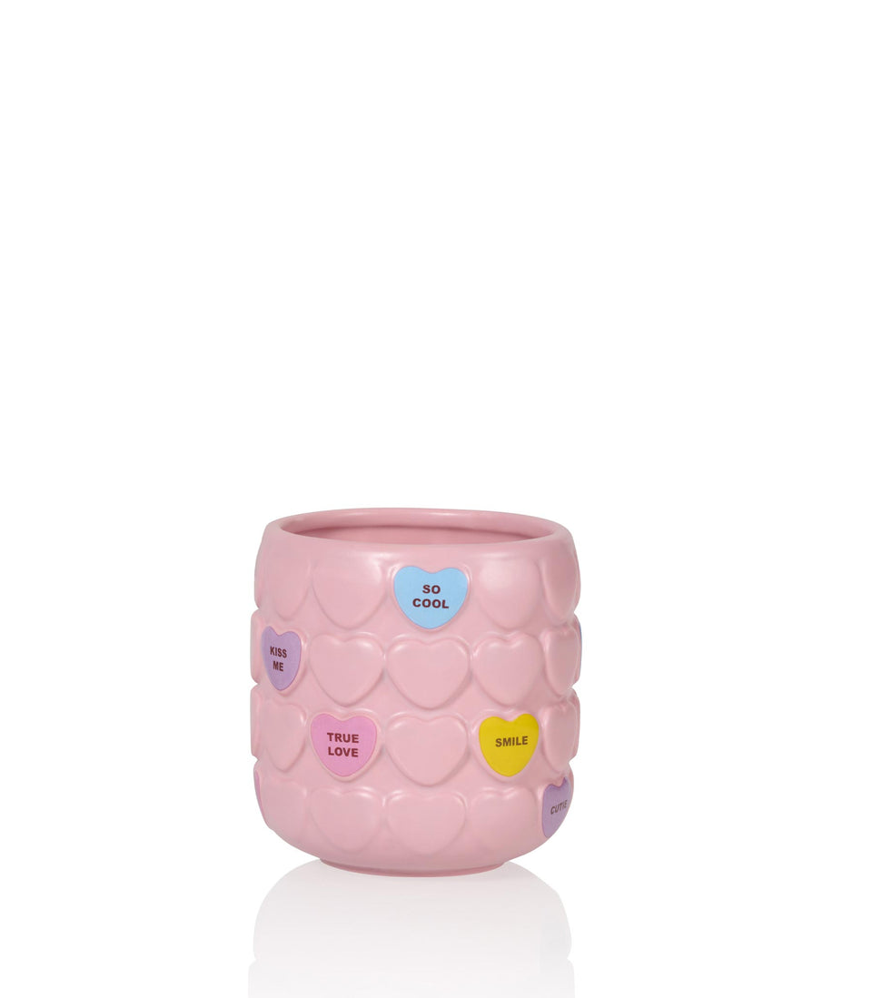 Tasse cœurs Sweet Heart Rose - 6 pièces
