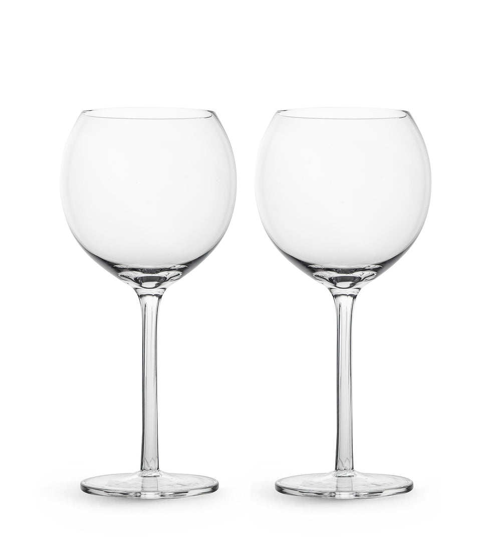 Verres à vin Saga, lot de 2 Transparent - 6 pièces