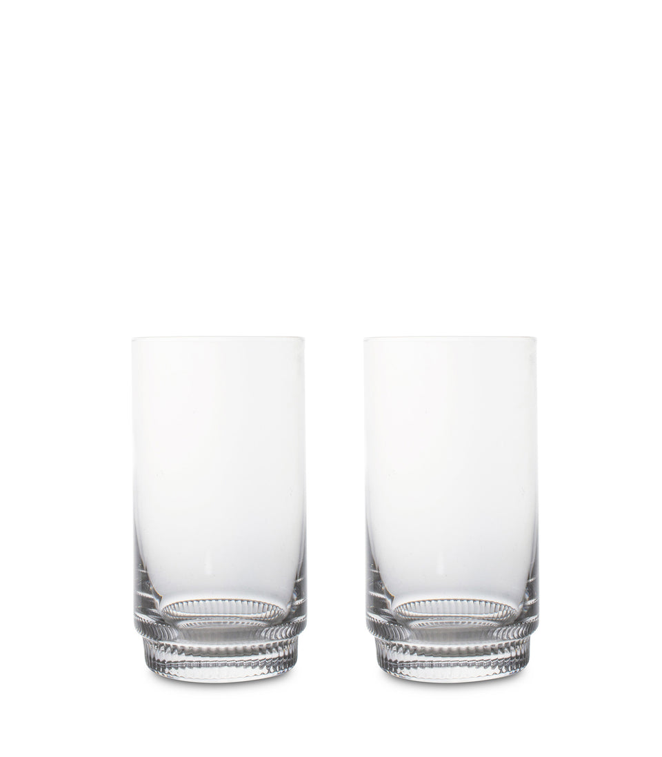 Verre hauts Saga, lot de 2 Transparent - 12 pièces