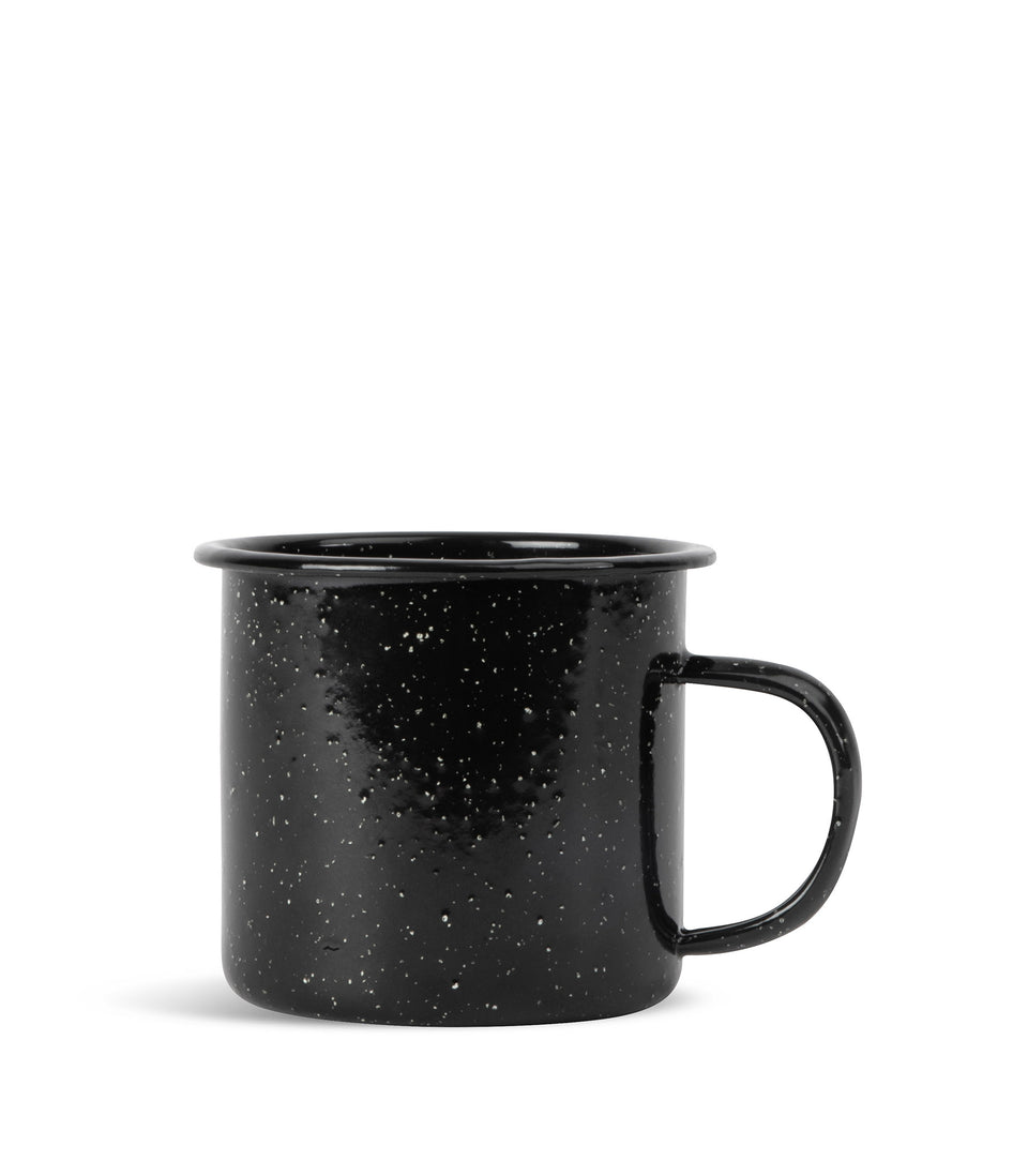 Mug émaillé Doris Noir - 6 pièces