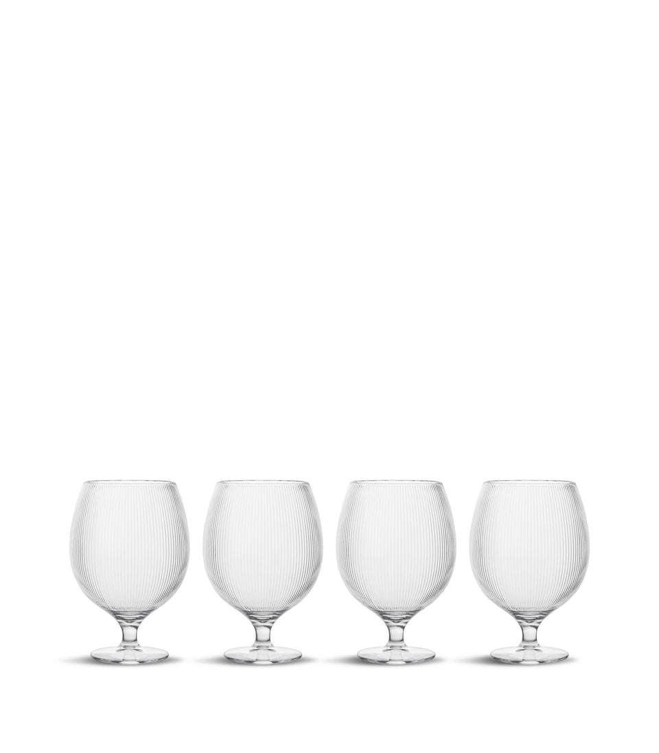 Verres à bière Billi, lot de 4 Transparent - 6 pièces