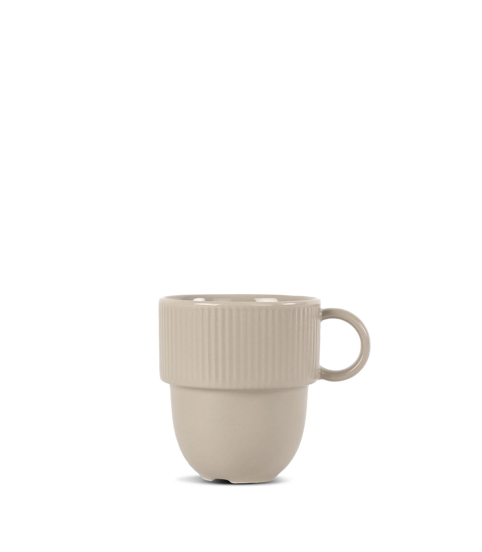 Tasse Inka avec anse (6) Beige Pantone Warm gray 3C - 6 pièces