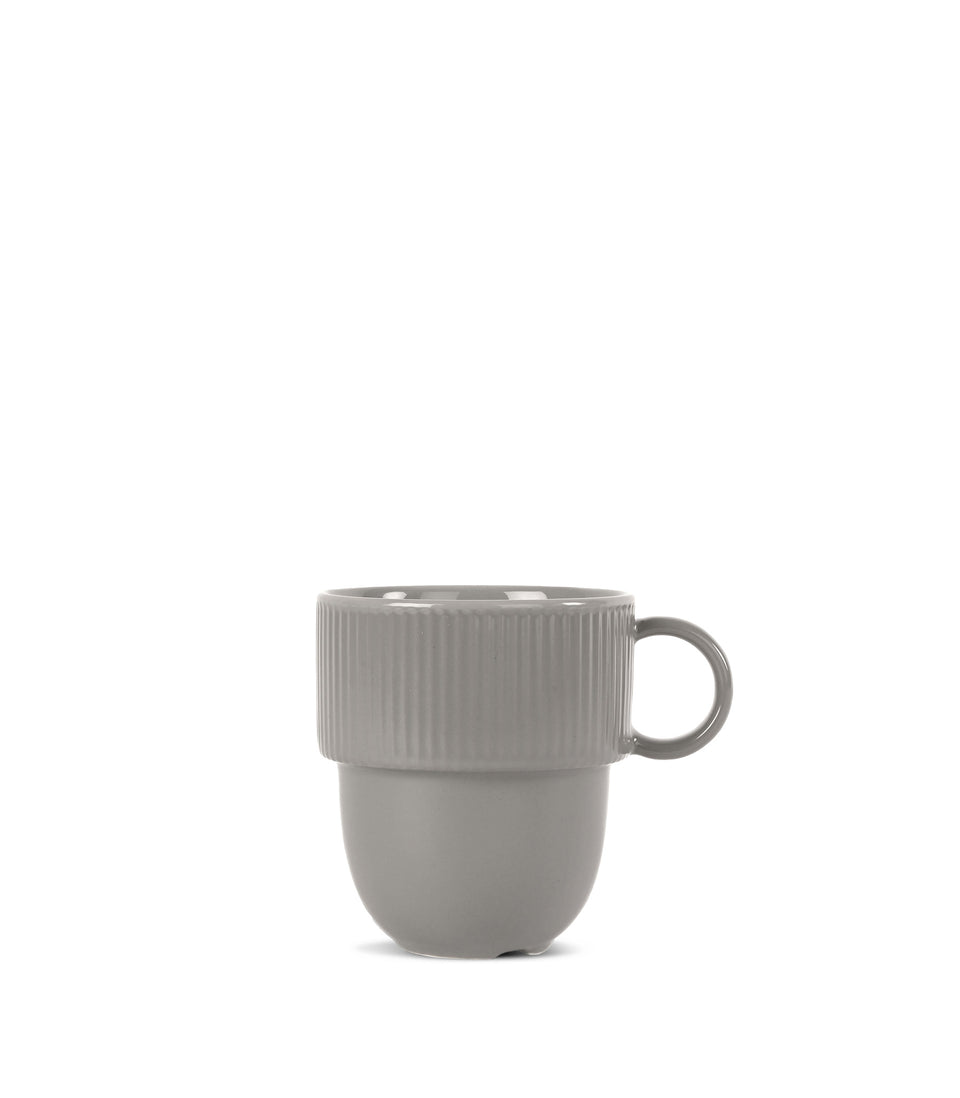 Tasse Inka avec anse Gris Pantone 2332C - 6 pièces
