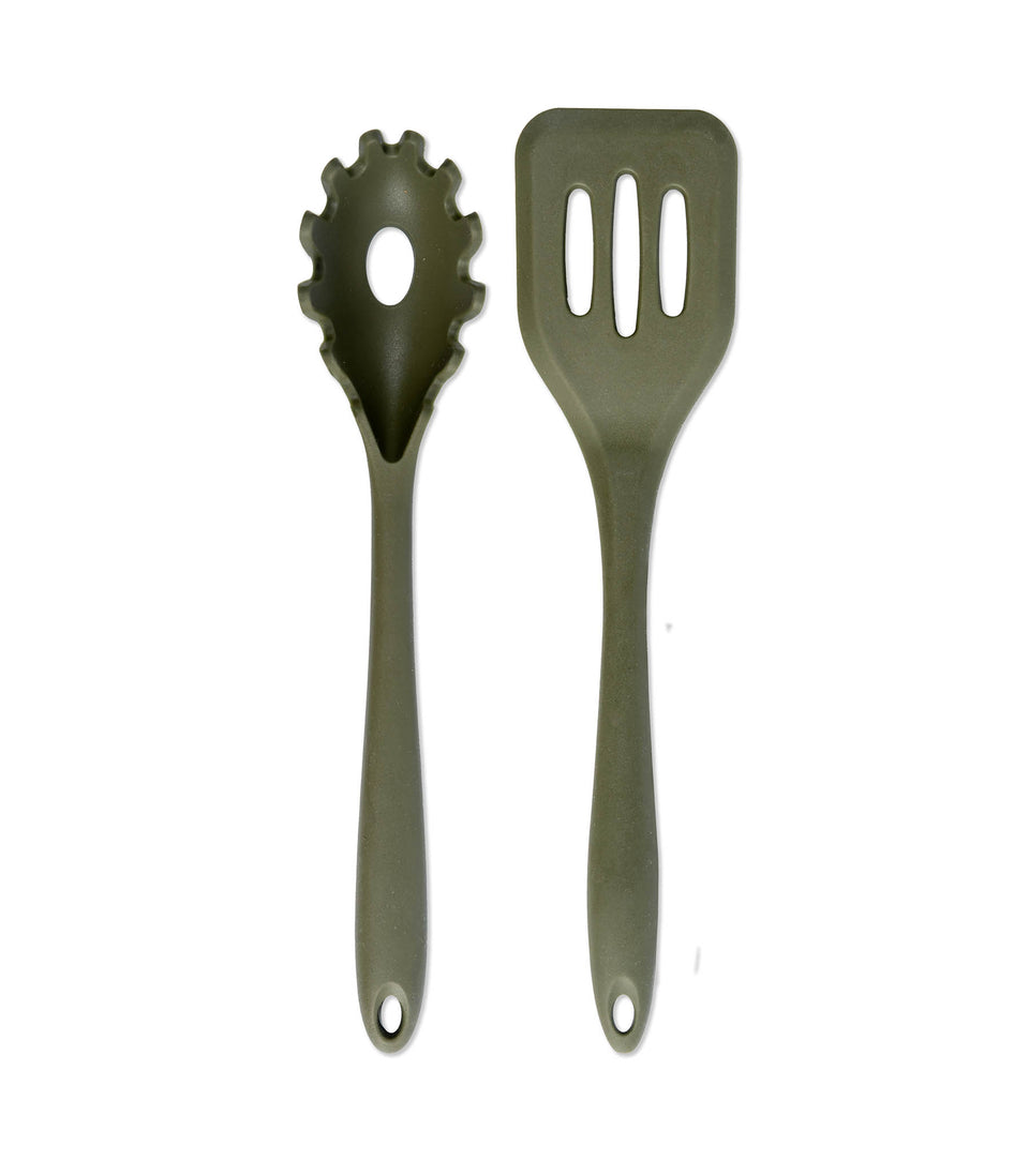 Ustensiles de cuisine Daniel, lot de 2 Vert - 6 pièces