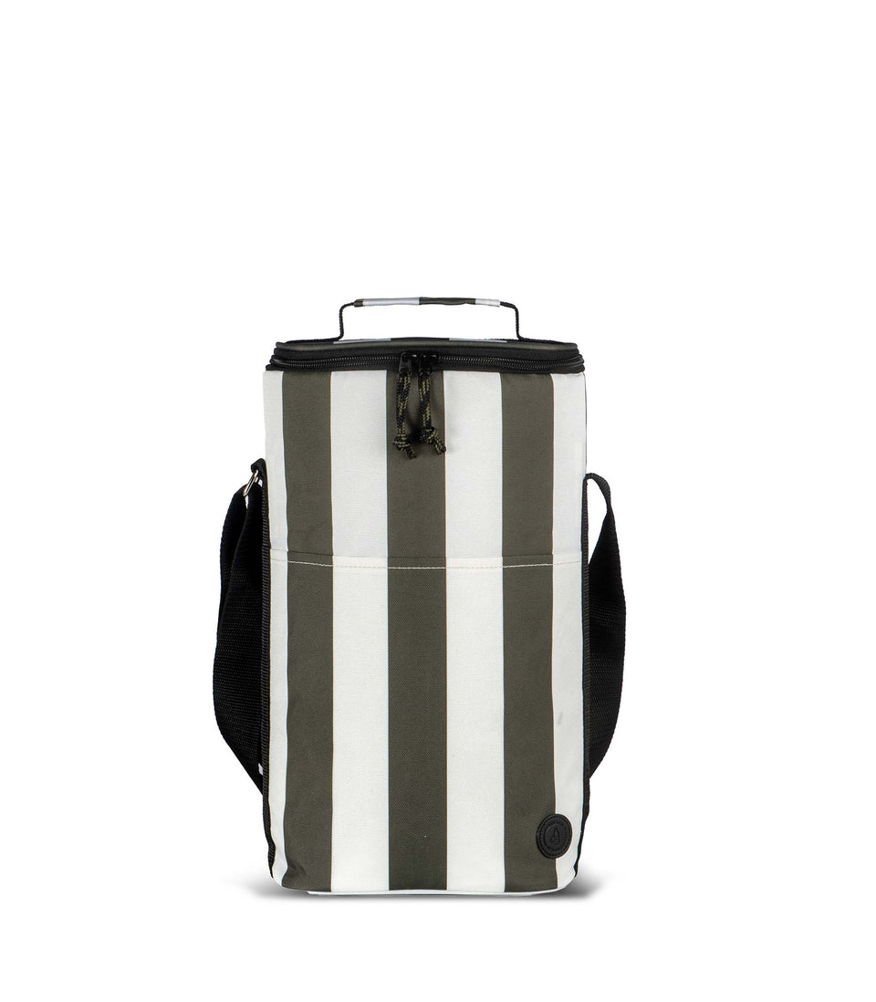 Sac isotherme City haut Vert/Blanc - 6 pièces