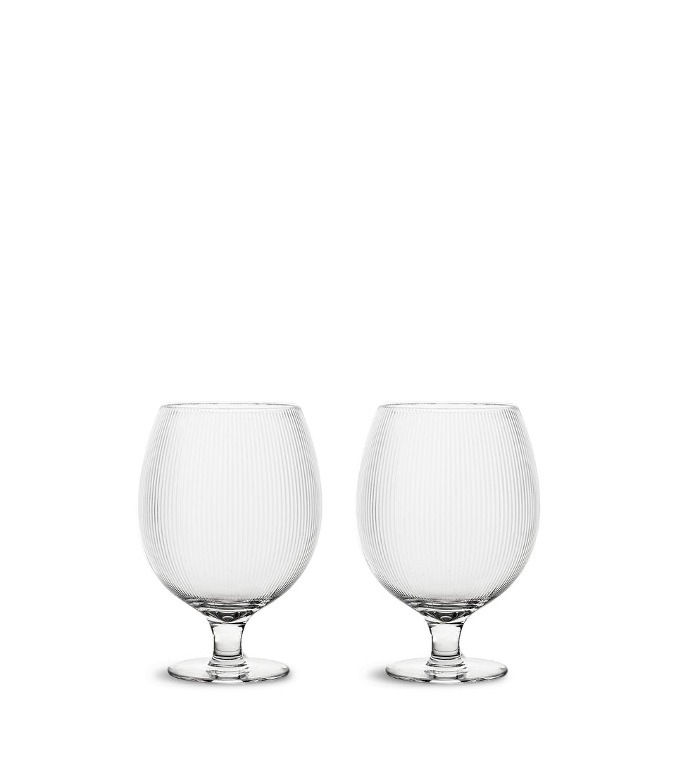 Verres à bière Blanka, lot de 2 Transparent - 6 pièces