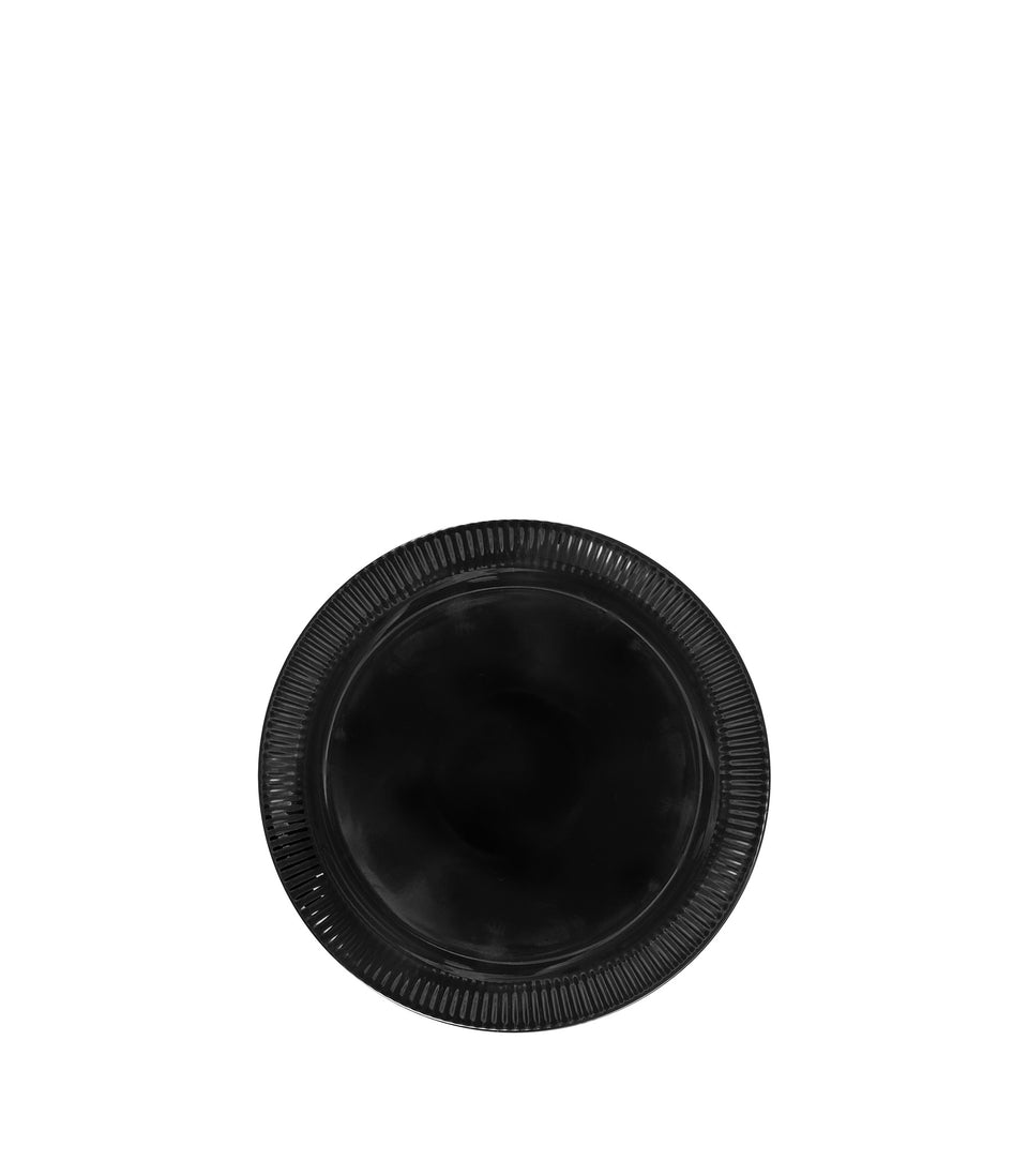 Petite assiette Inka Noir - 6 pièces