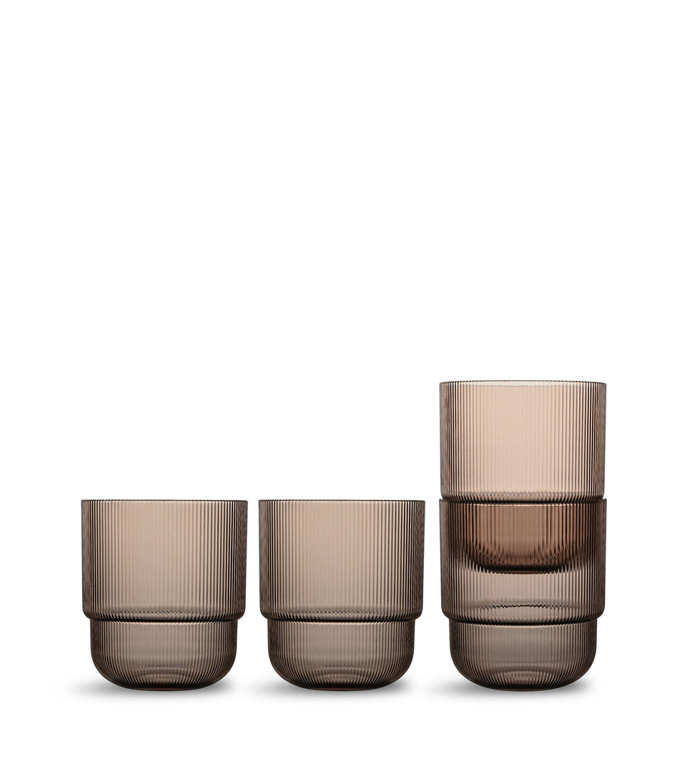 Verres à eau Billi, lot de 4 Transparent- 6 pièces
