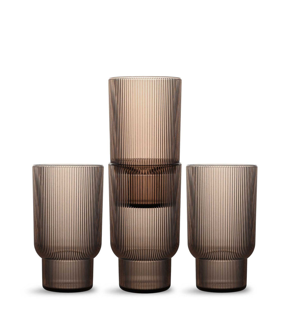 Verres Long drink Billi, lot de 4 Transparent- 6 pièces