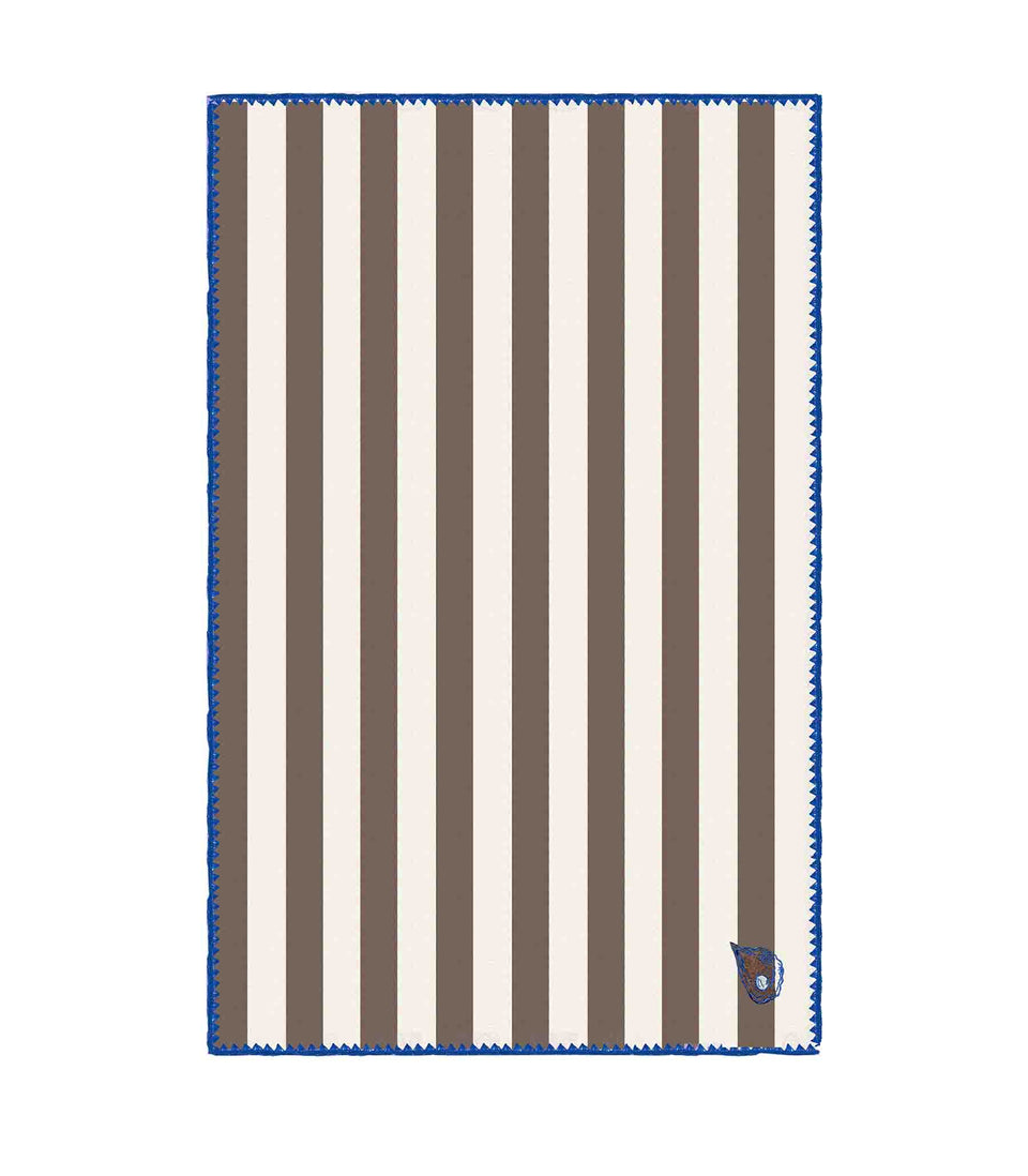 Nappe Bubba Oyster Marron - 4 pièces