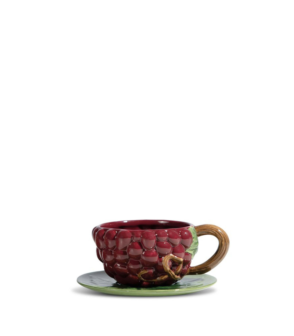 Tasse et soucoupe Grape Violet - 4 pièces