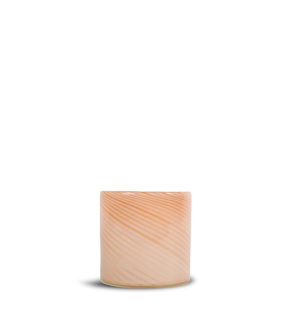 Bougeoir Calore Line XS Rose/beige - 6 pièces