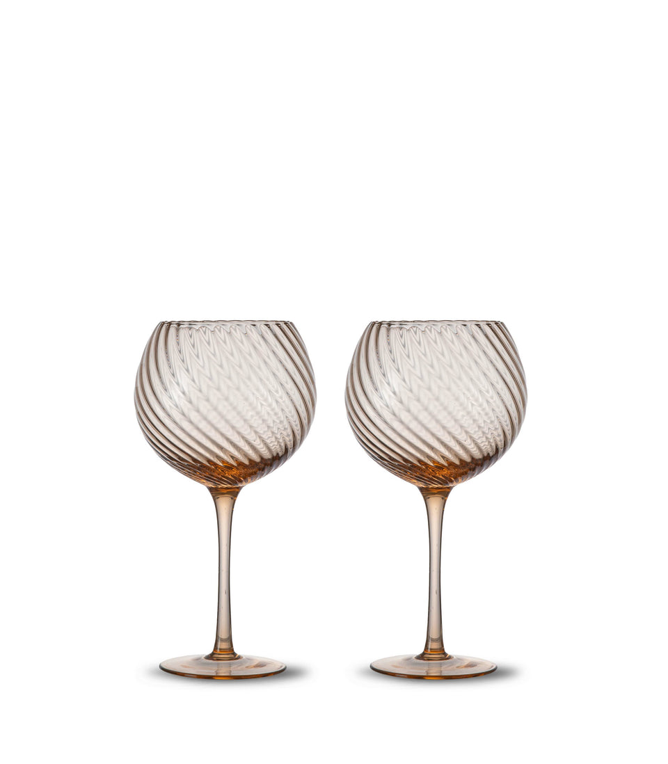 Verres à vin Opacity, lot de 2 Beige - 6 pièces