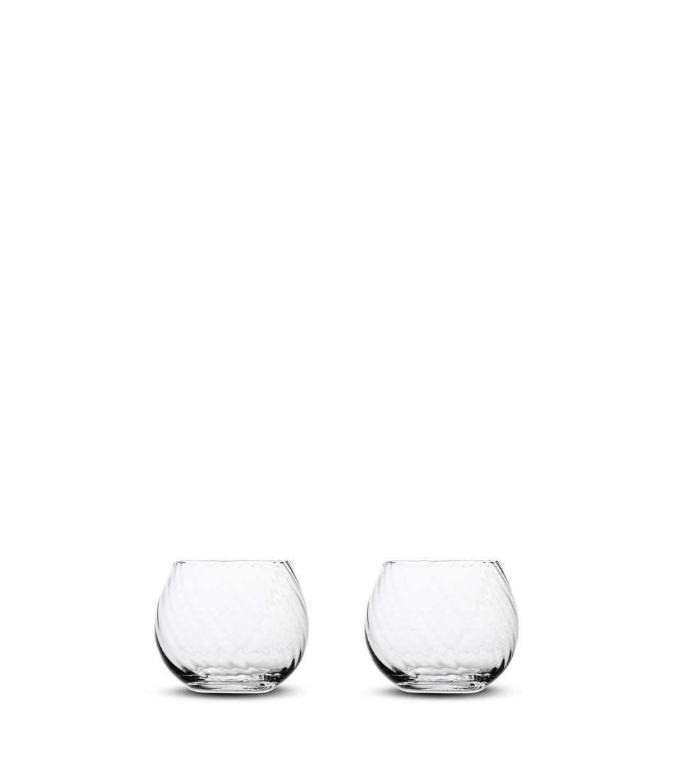 Verres à eau Opacity, lot de 2 Transparent - 6 pièces