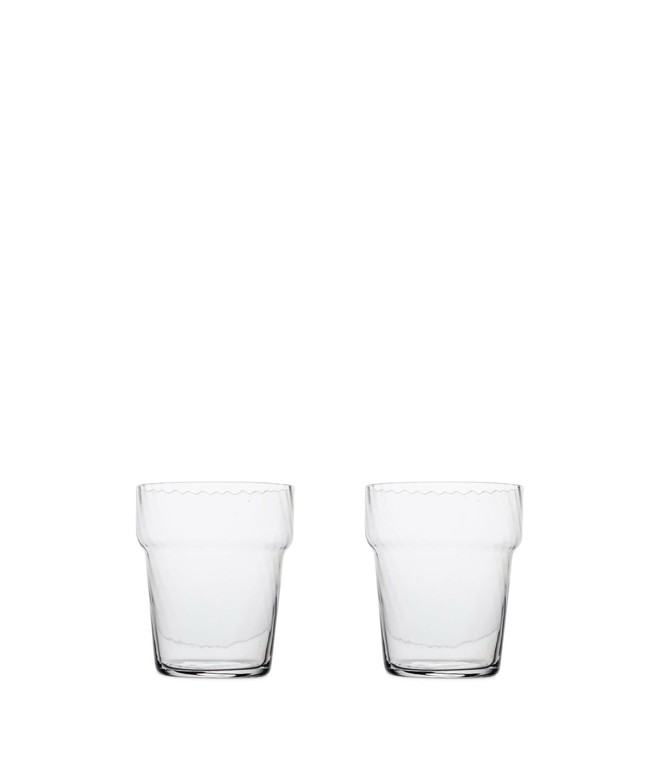 Verres bas Opacity, lot de 2 Transparent - 6 pièces
