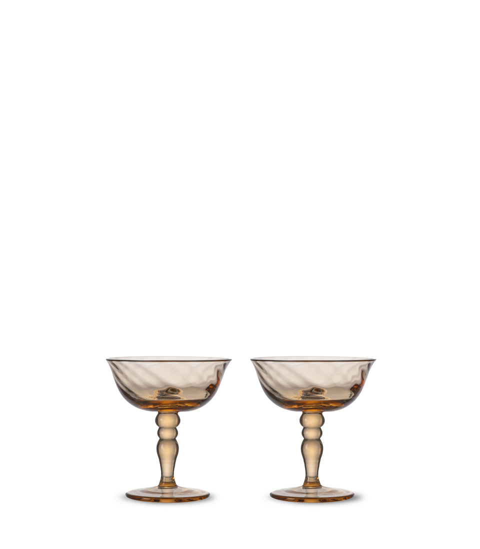 Coupes italiennes Opacity, lot de 2 Beige - 6 pièces