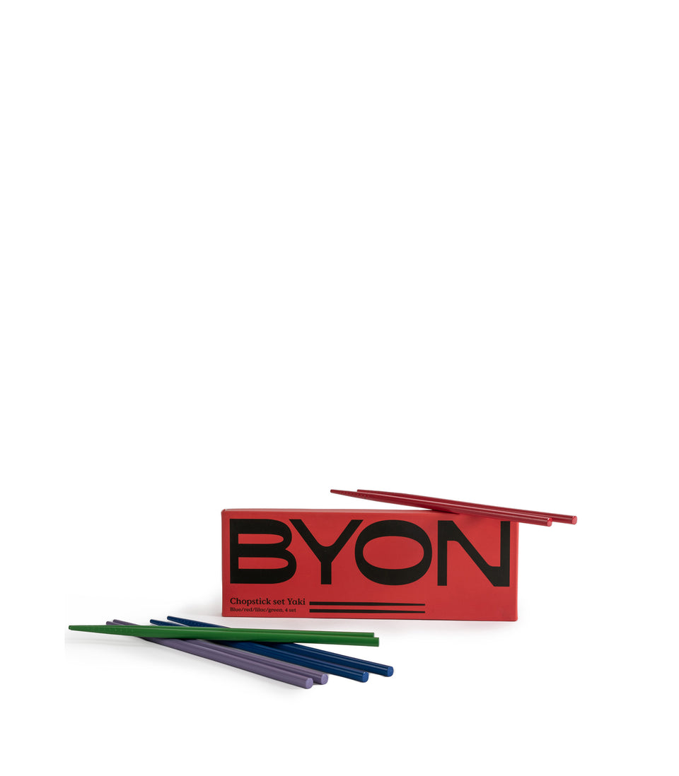 Baguettes Yaki, coffret 4 paires Multicolore - 12 pièces