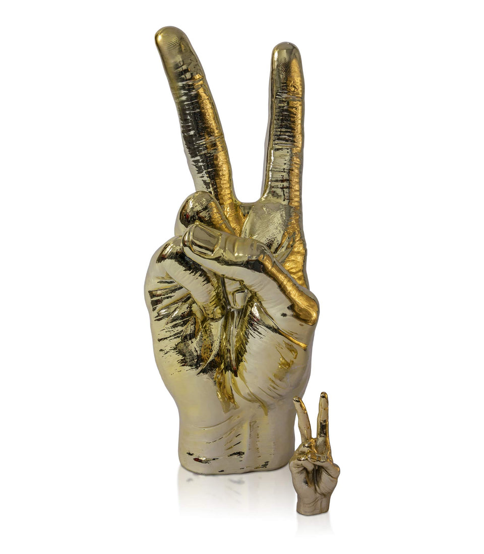 Sculpture Peace XXL Or