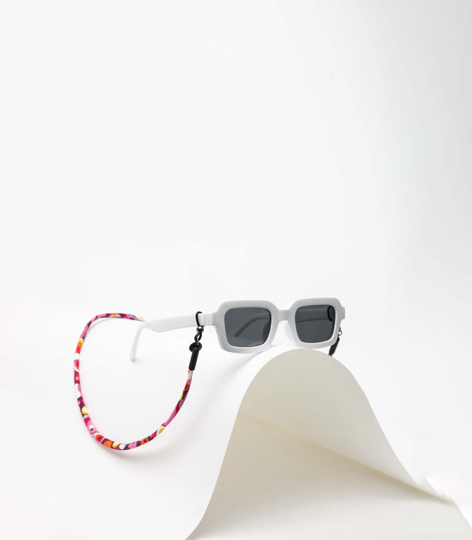 Cordon Lunettes HOLI JOY FLEUR ROUGE - 3 pièces