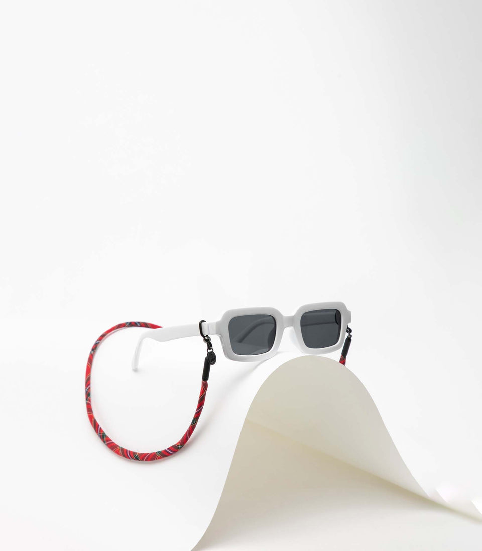 Cordon Lunettes GENUINE LONDON (Rouge) - 3 pièces