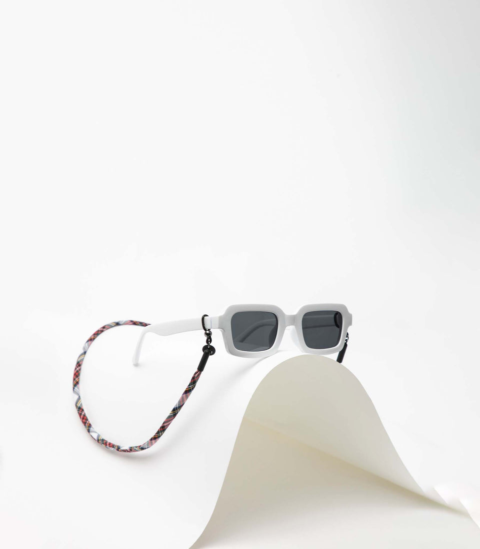 Cordon Lunettes GENUINE LIVERPOOL (Rouge&Blanc) - 3 pièces