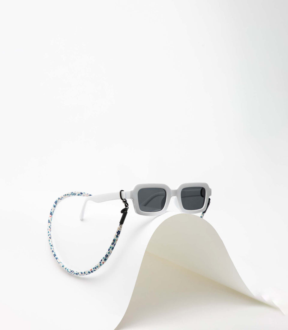 Cordon Lunettes FRESH BLUE FLOWER - 3 pièces