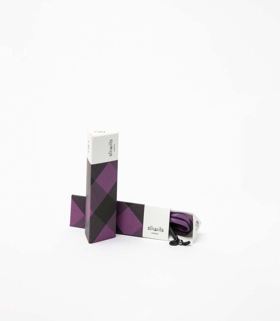 Cordon Lunettes GENUINE BRIGTHON (Violet & Noir) - 3 pièces