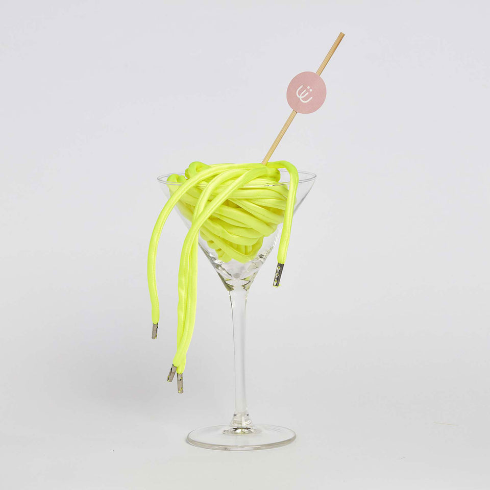 Lacets Néon Jaune - 3 pièces