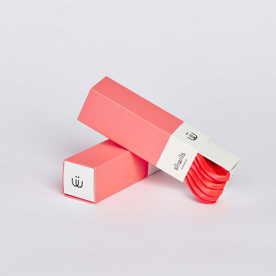 Lacets Néon Rose - 3 pièces