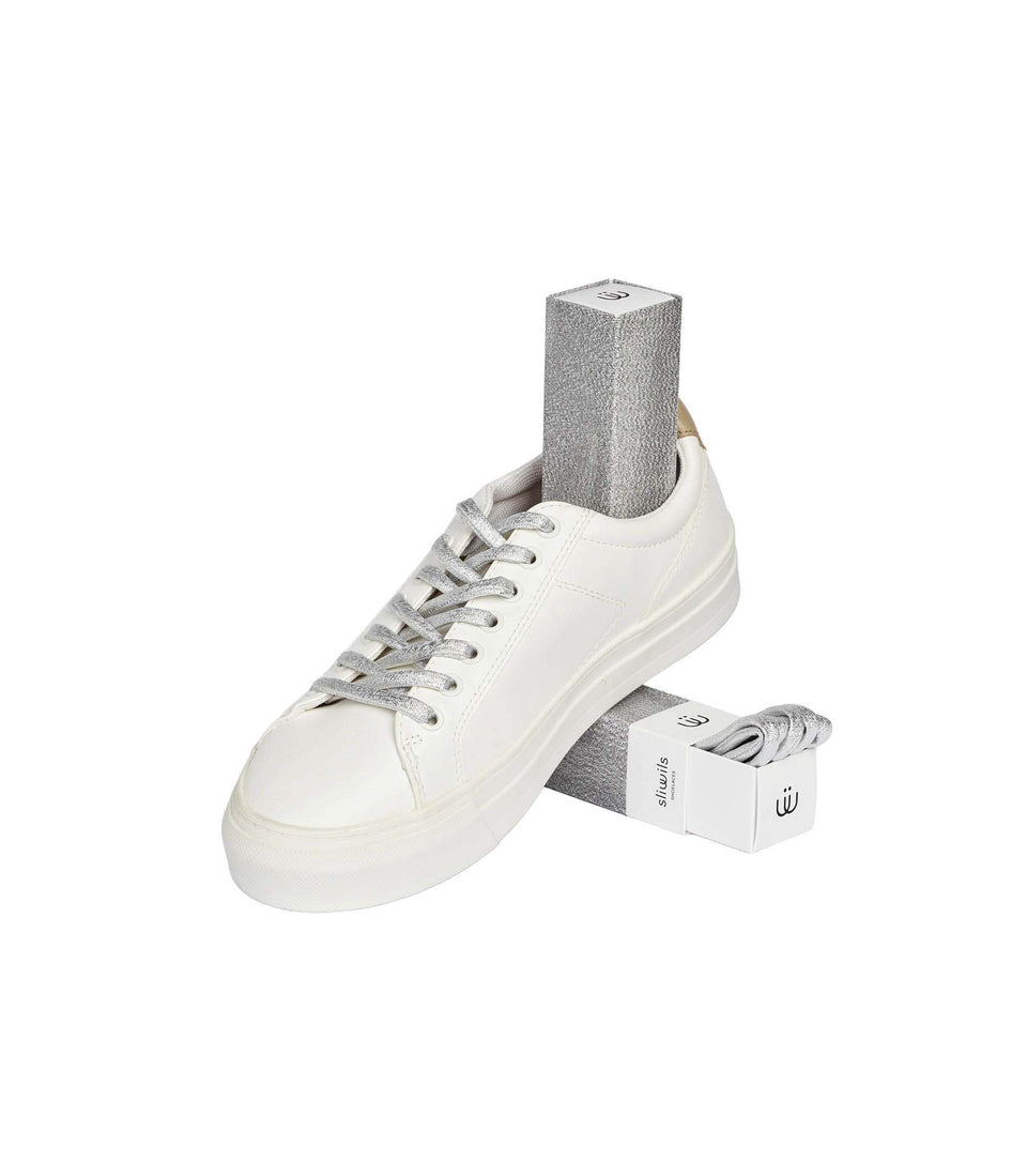 Lacets MANHATTAN CHIC (SILVER) - 3 pièces