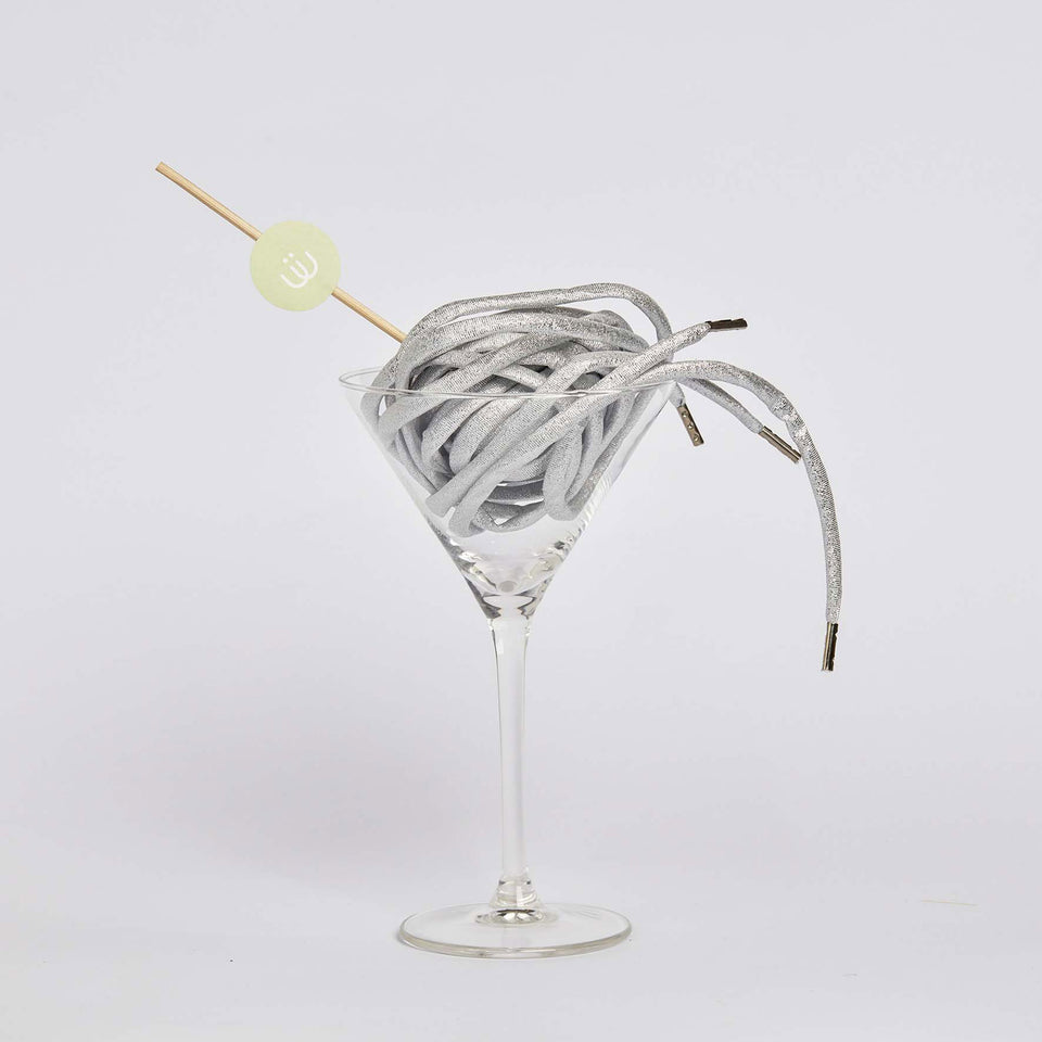 Lacets MANHATTAN CHIC (SILVER) - 3 pièces