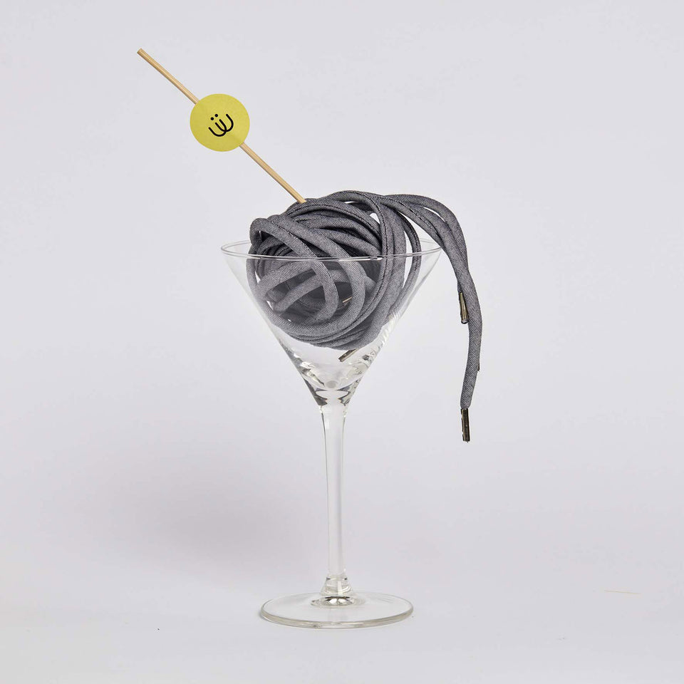 Lacets MANHATTAN CHIC (Gris) - 3 pièces