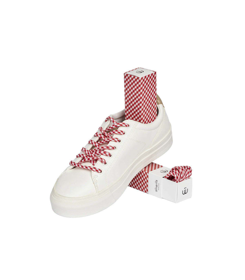 Lacets LINDY STRONG (Rouge ) - 3 pièces